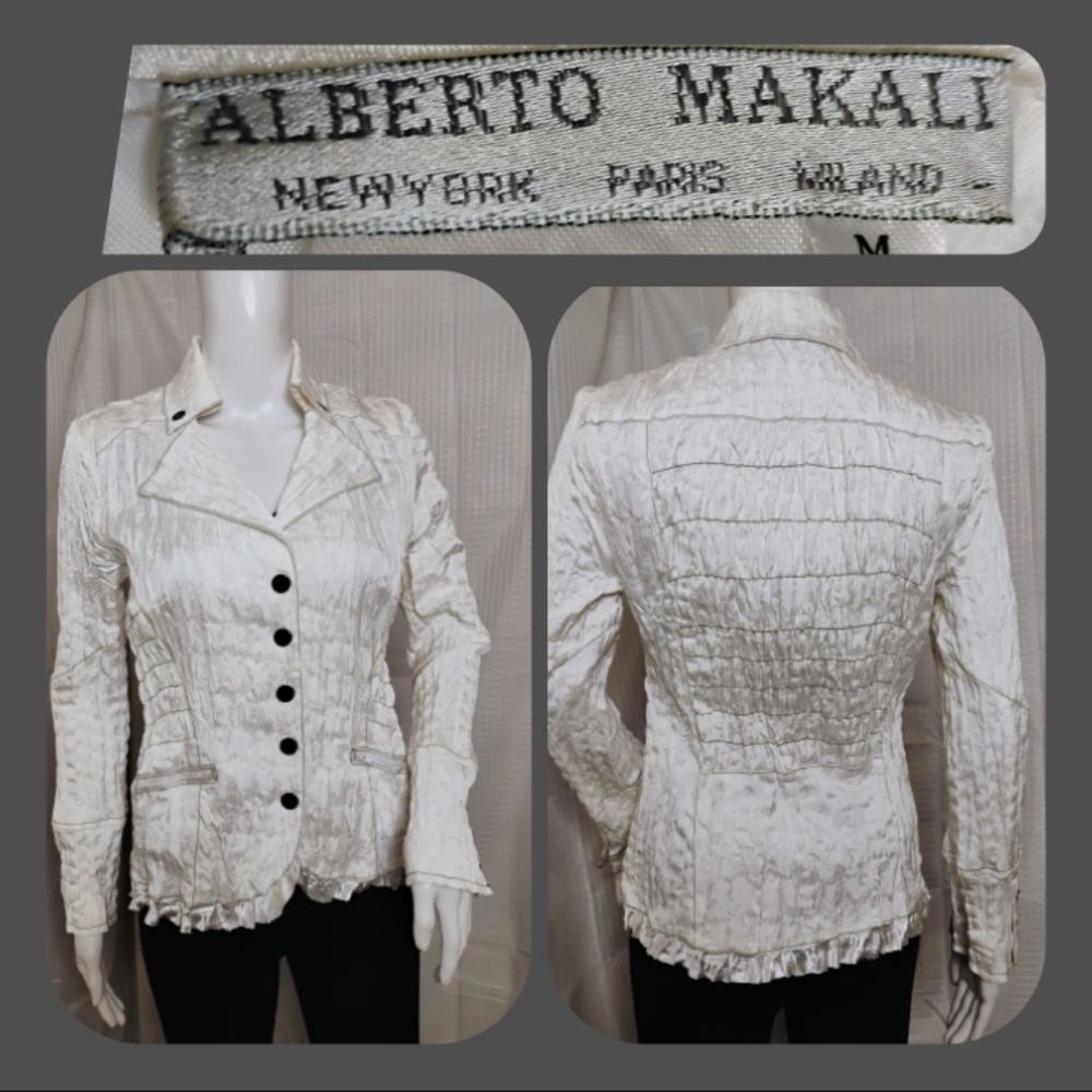 Alberto Makali White Blouse